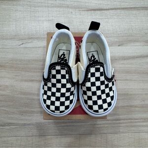Vans Kids Checkered Slip-On Shoes